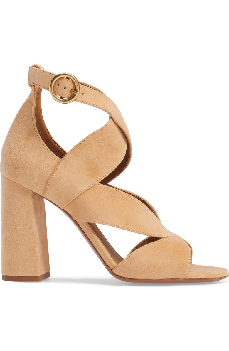 Chloé Graphic Leaves Sandal, Alternate, color,
