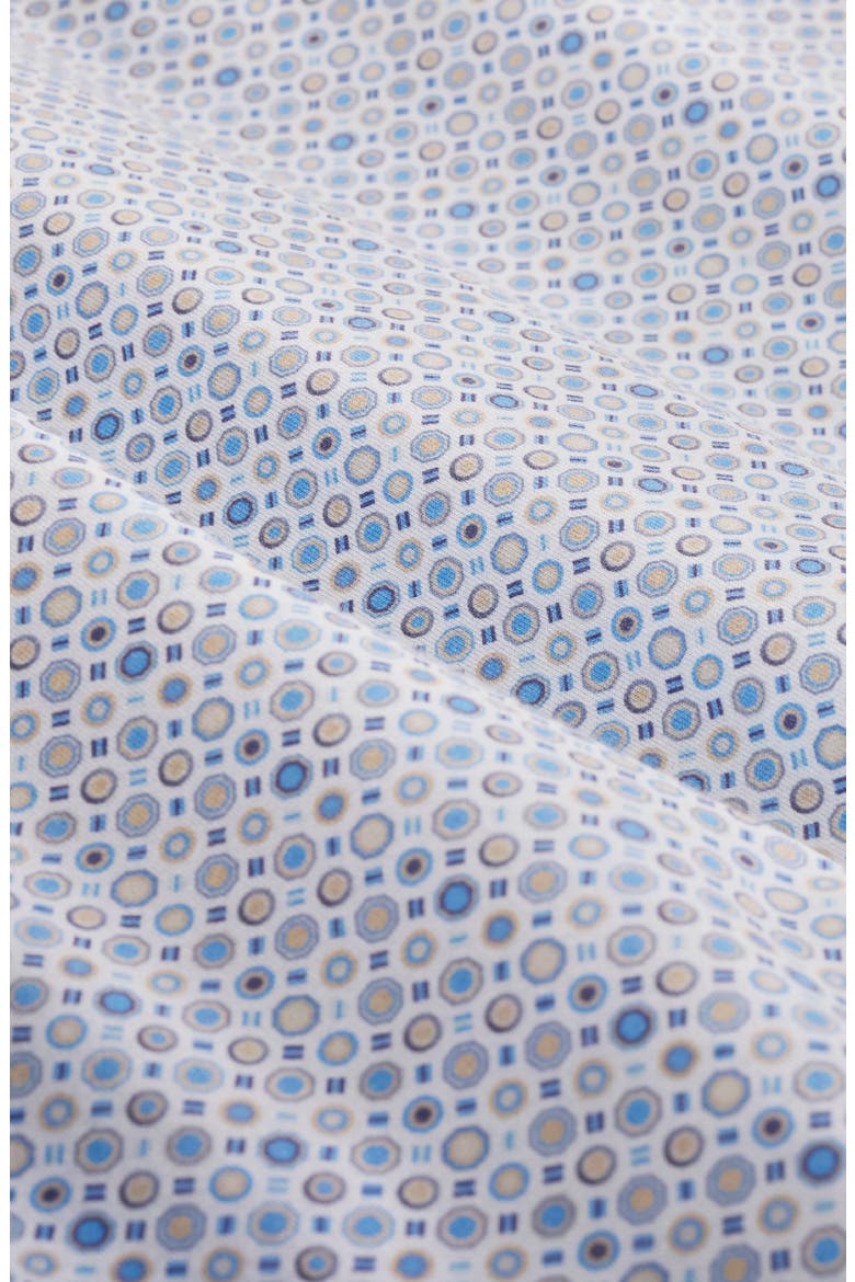 Devon OoohCotton® Print Button-Up Shirt, Alternate, color, AIR BLUE