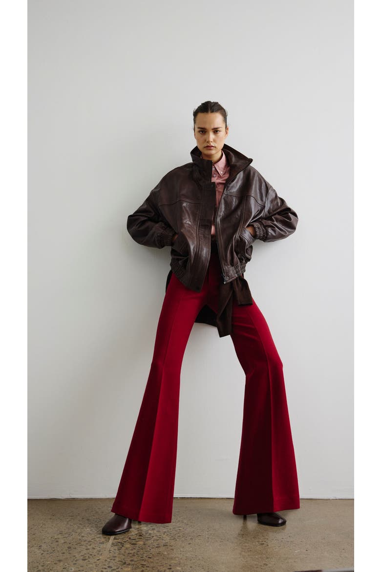 Lisbon Straight Leg Pant, Alternate, color, Garnet Fleck