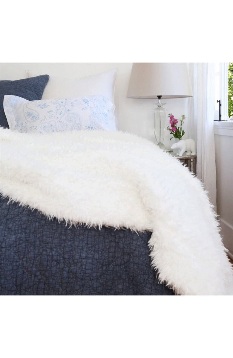 Pom Pom at Home Tula Oversize Throw Blanket, Alternate, color, White