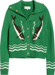 THE GREAT. The Bass Cardigan