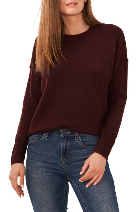 Exposed Seam Crewneck Sweater