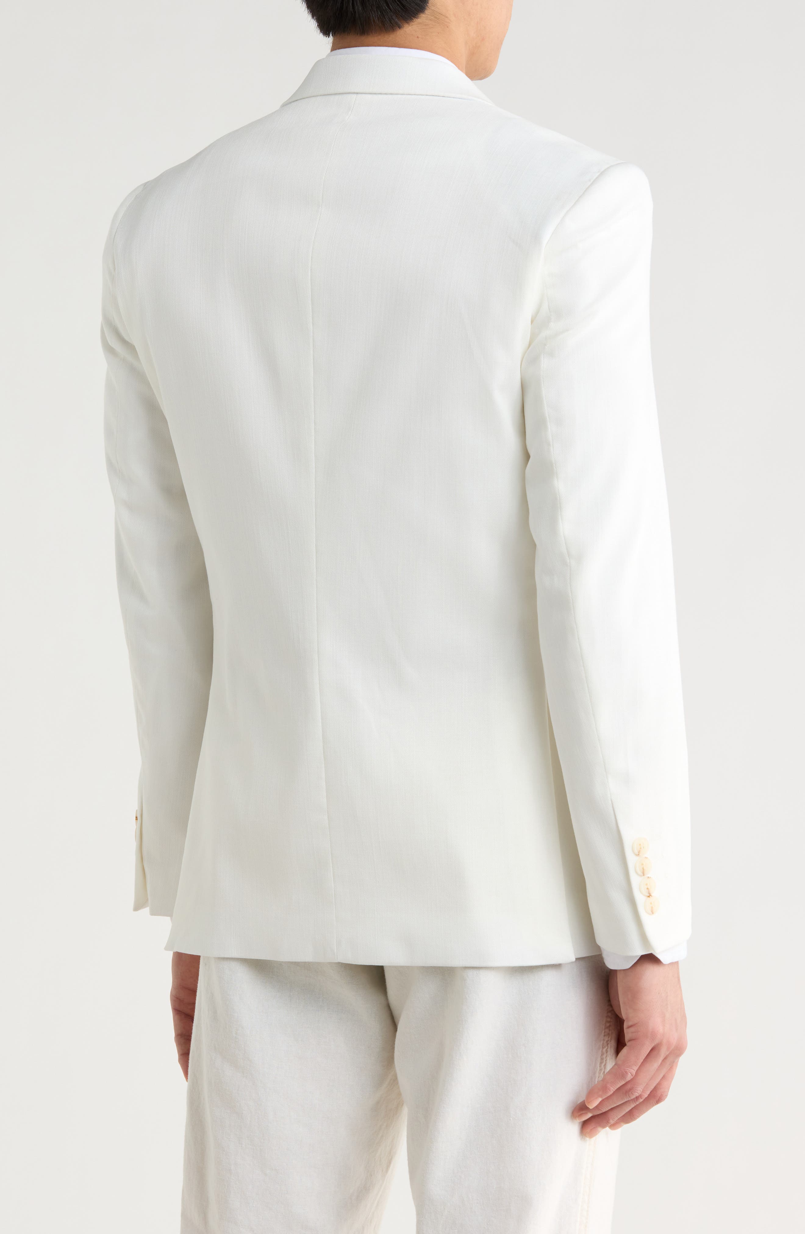 Slim Fit Cotton Blend Sport Coat - image 4