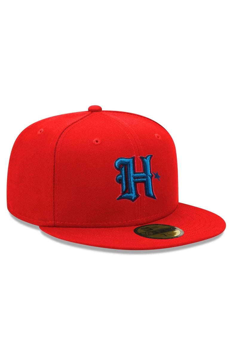 New Era Men's New Era Red Houston Texans Omaha 59FIFTY Fitted Hat, Alternate, color, Red