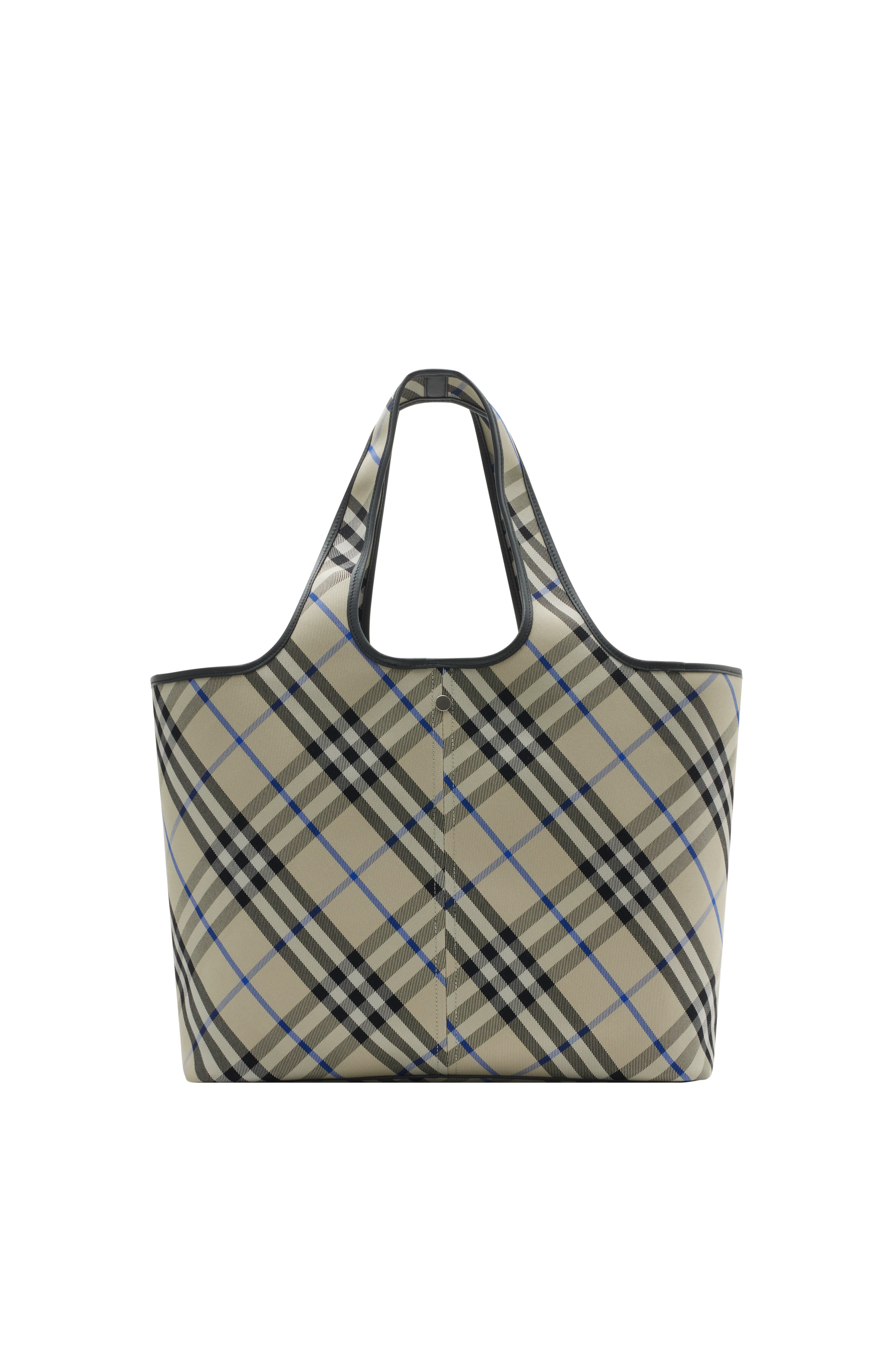 Burberry Medium Check Tote, Alternate, color, 