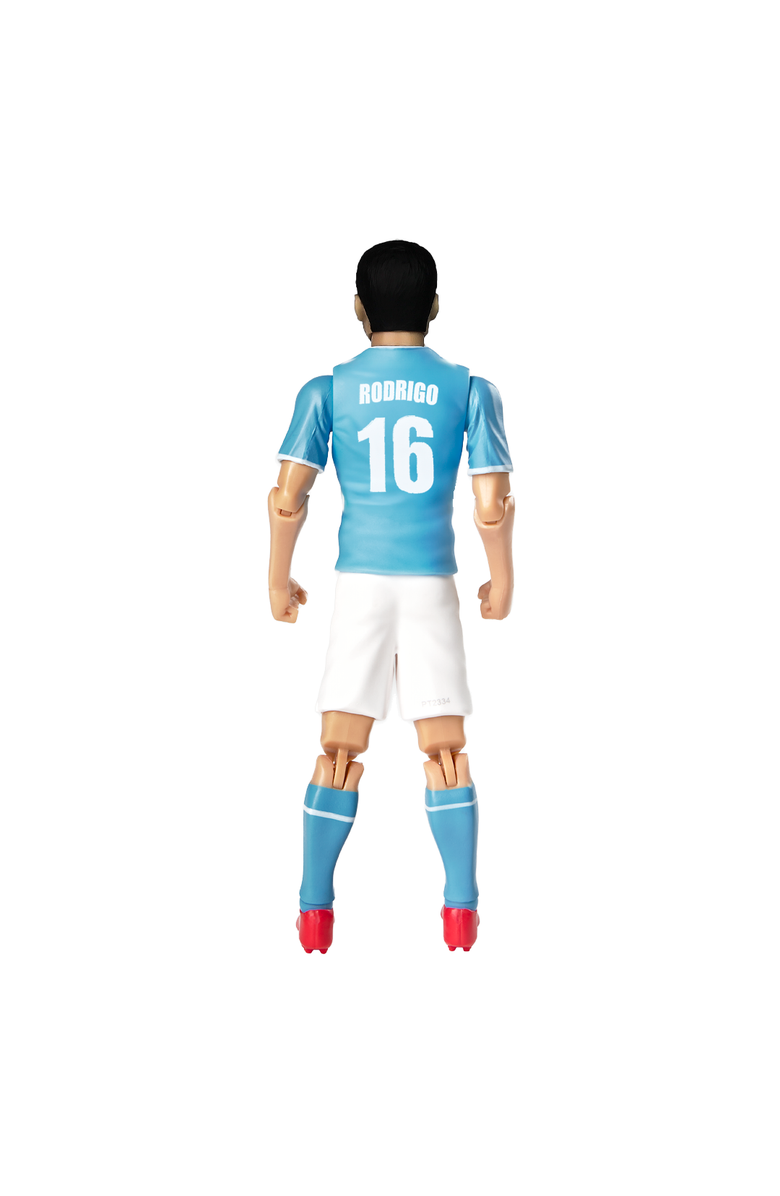Banbo Toys Sockers Manchester City F.C. Rodrigo "Rodri" Hernández Cascante 8" Soccer Action Figure, Alternate, color, Blue