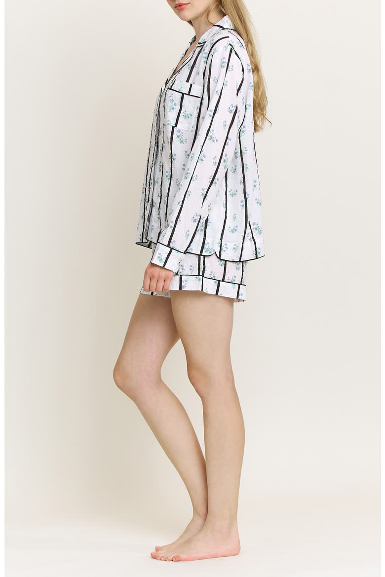 Good Life Short Pajamas, Alternate, color, DITSY STRIPE