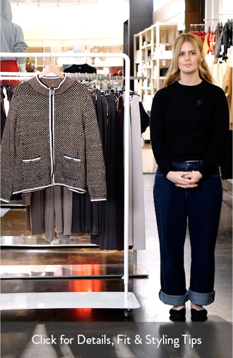 Brick Stitch Knit Jacket, sales video thumbnail