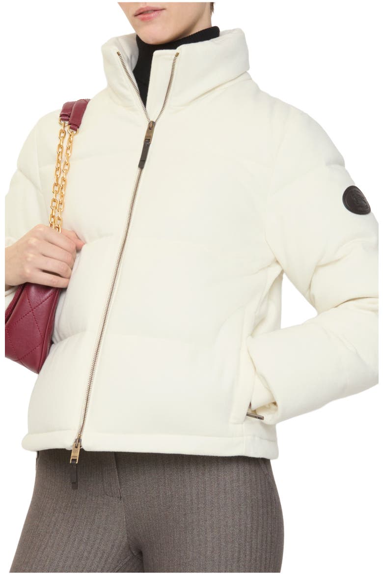 Cashmere Ambleside Puffer Jacket, Main, color, Ice white