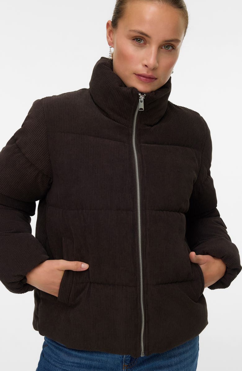 VERO MODA Debra Short Jacket, Alternate, color, Chocolate Torte