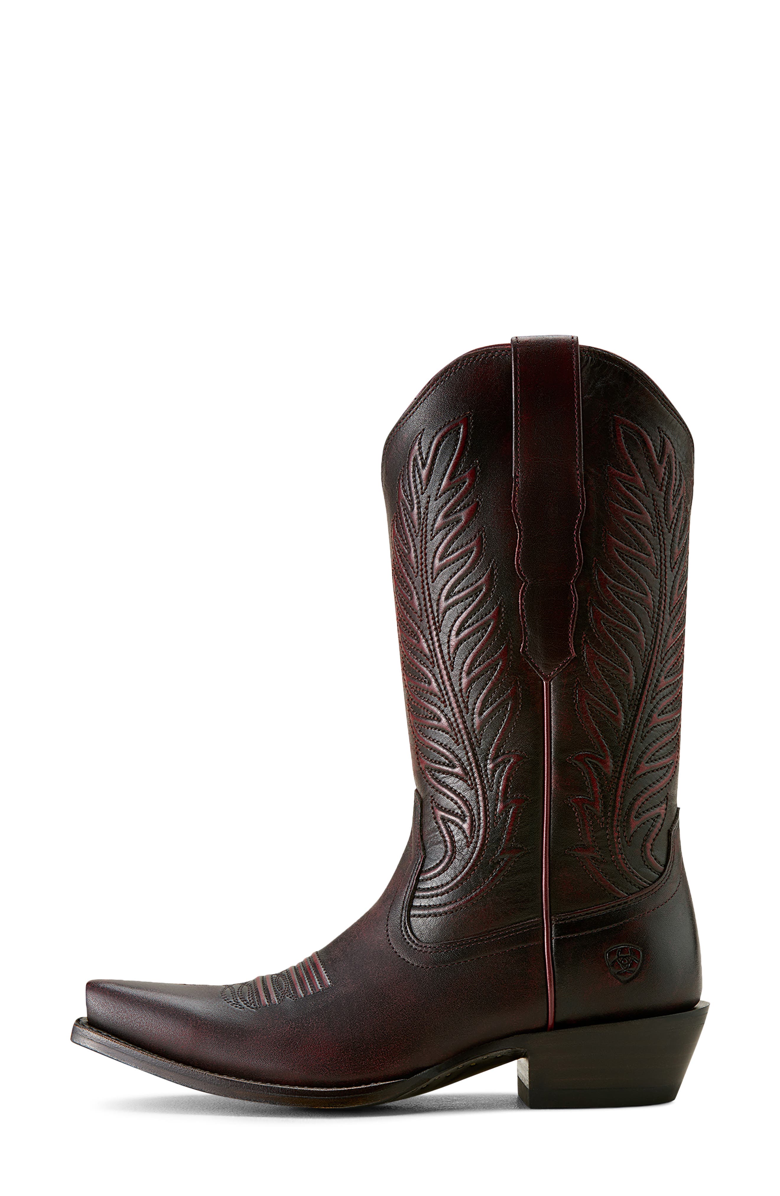 Ariat Bowman X Toe Cowboy Boot, Alternate, color, Black Cherry