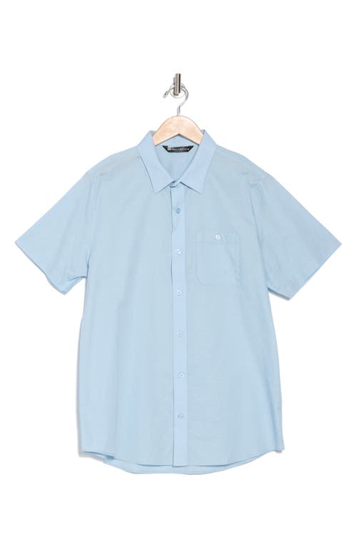 Travismathew Studebaker Regular Fit Short Sleeve Shirt In Dream Blue