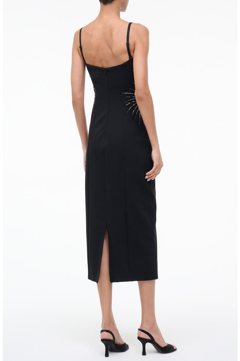 Britney Sleeveless Midi Dress, Alternate, color, FIREWORK