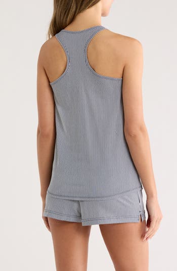 Jersey Tank & Shorts Pajama 2-Piece Set