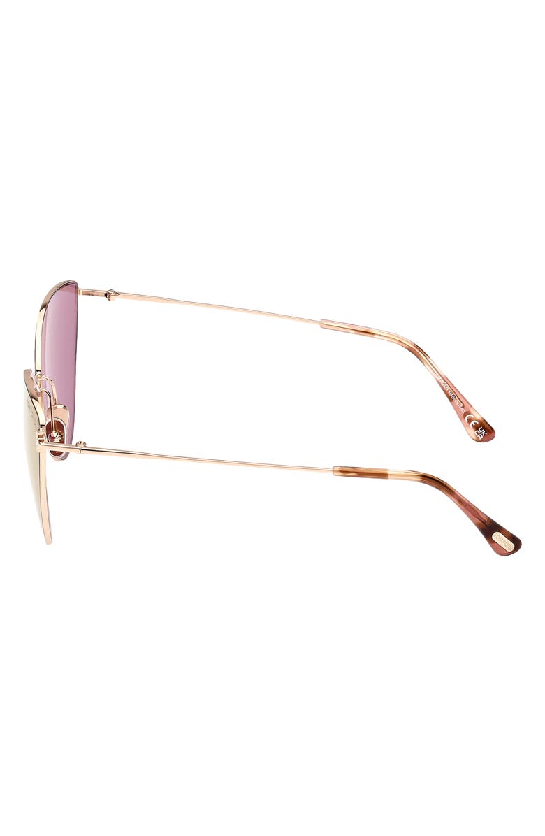 TOM FORD Anais 62mm Cat Eye Sunglasses, Alternate, color, 