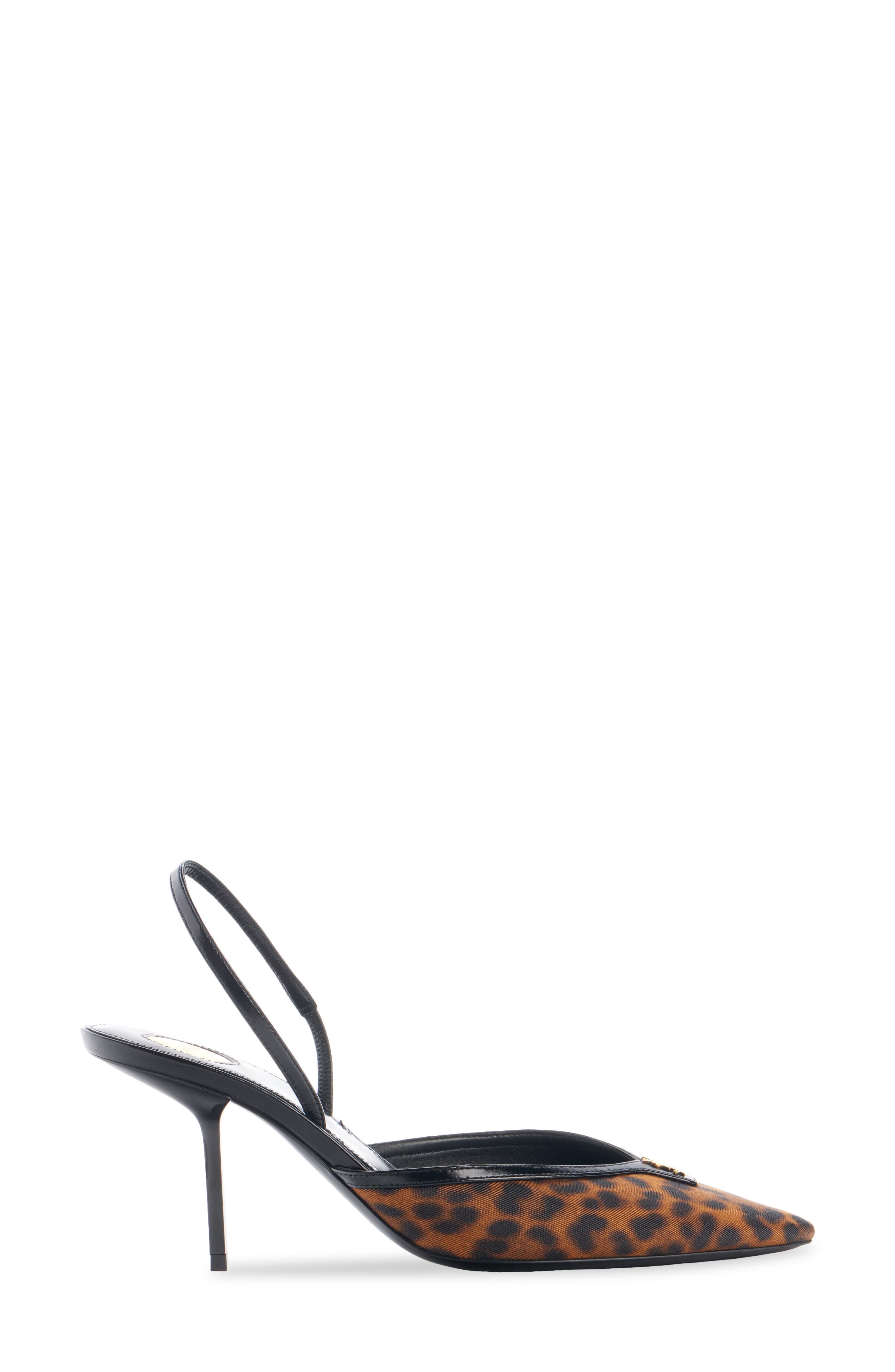 Folie Slingback Pump, Alternate, color, MANTO NATURALE/ NERO