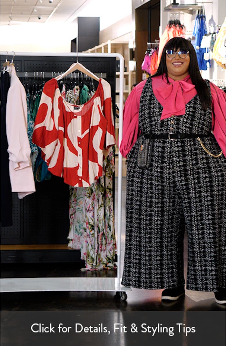 Maiya Printed Button-Up Top, sales video thumbnail