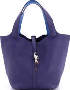 Pre-Owned Hermes Eclat Picotin Lock Bag Clemence MM