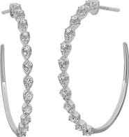 Bony Levy Maya Diamond Hoop Earrings