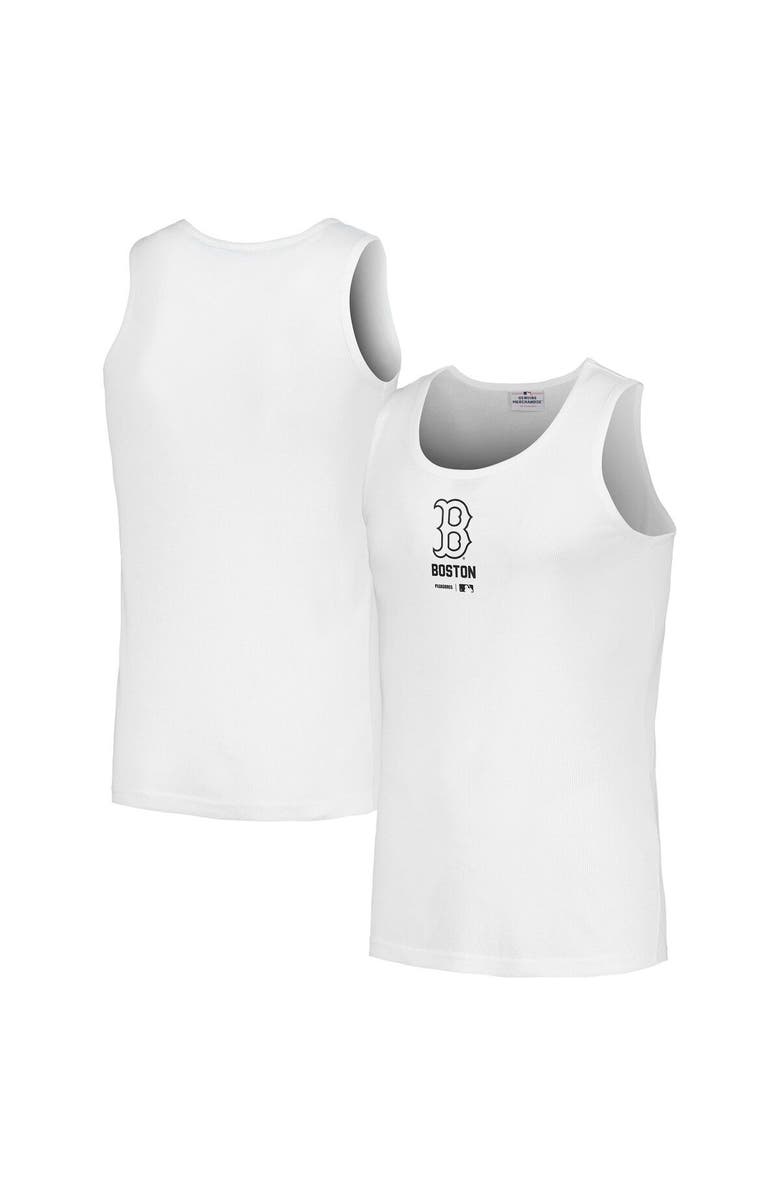 PLEASURES Men's PLEASURES  White Boston Red Sox Two-Pack Tank Top, Main, color, 