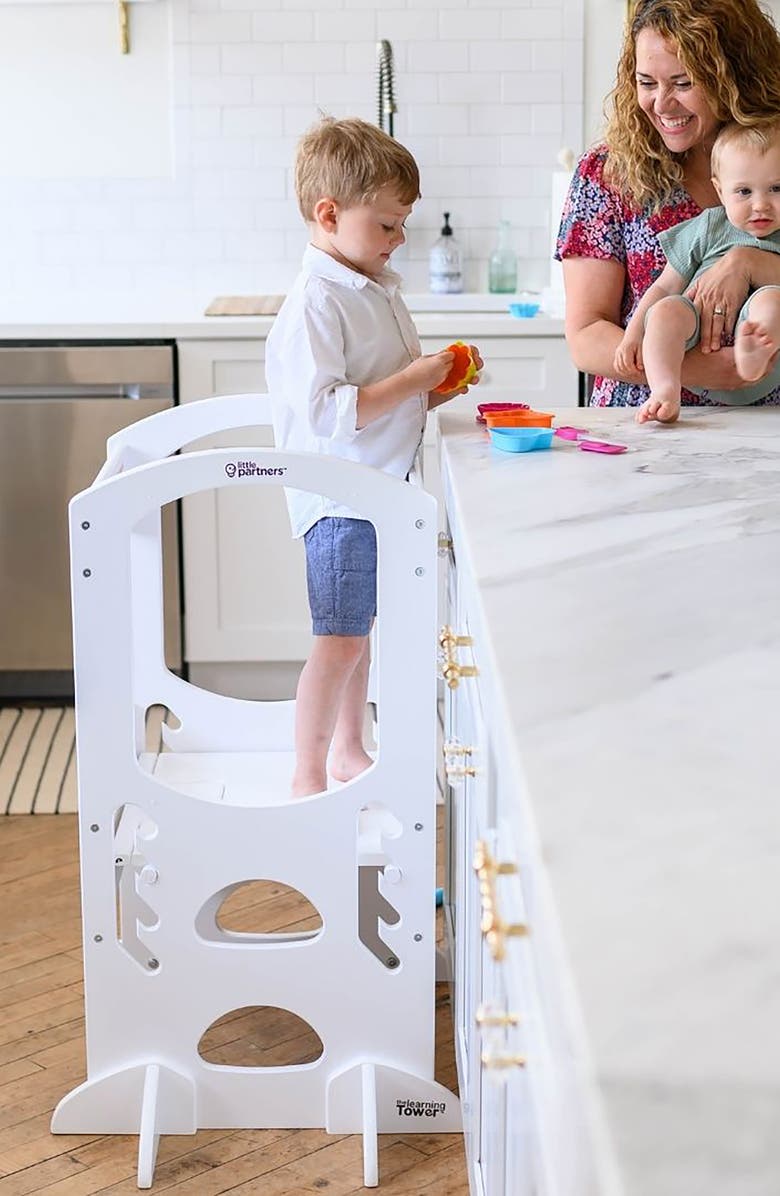 Little Partners The Learning Tower<sup>®</sup> Toddler Step Stool, Alternate, color, Soft White