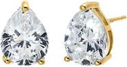 BY ADINA EDEN Moissanite Pear Stud Earring