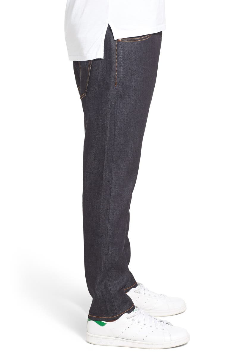 Nudie Jeans 'Brute Knut' Slouchy Slim Fit Selvedge Jeans, Alternate, color, 