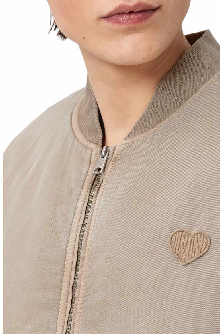Forres Cotton Twill Bomber Jacket, Alternate, color, DUNE BROWN