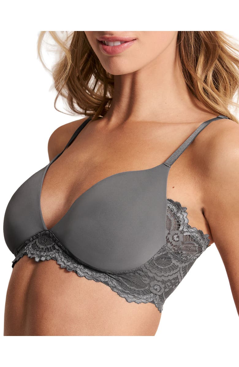 Adore Me Jainey Contour Plunge Bra, Alternate, color, Dark Grey