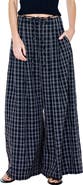 CIEBON Tessa Plaid Wide Leg Pants