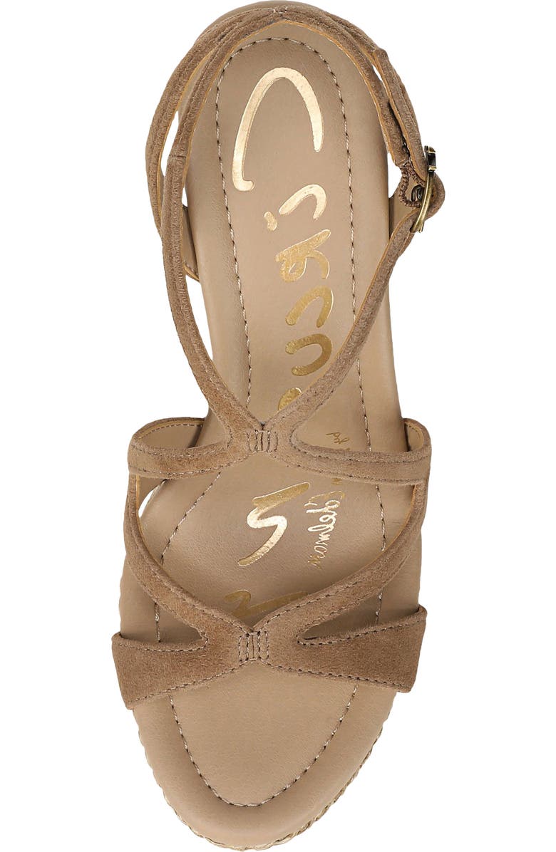 Circus NY by Sam Edelman Trina Platform Wedge Sandal, Alternate, color, Honeyed Oak