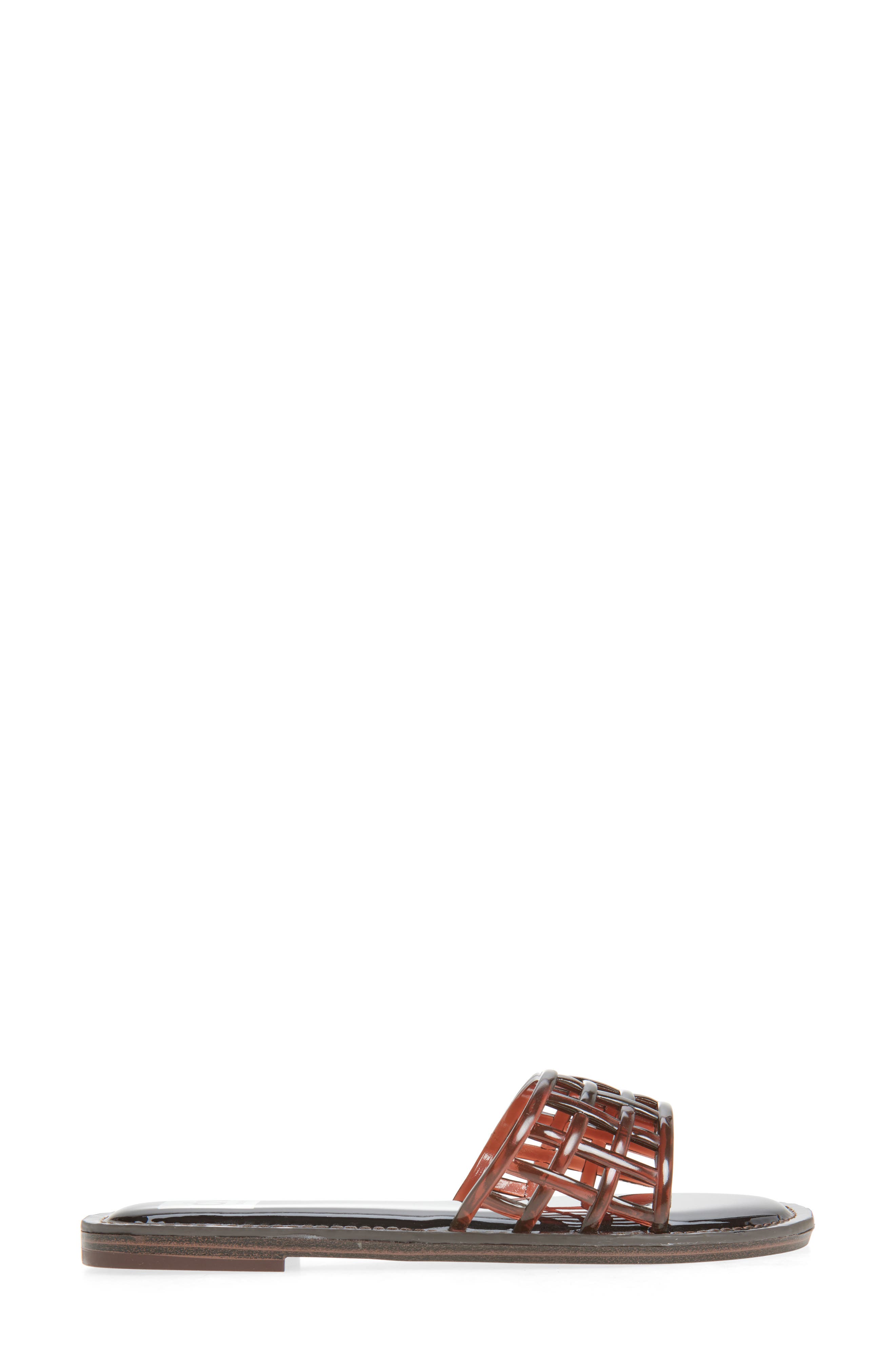 DV by Dolce Vita Jinney Lattice Slide Sandal, Alternate, color, Brown