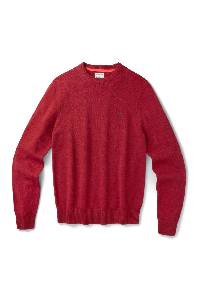 Westbourne Crew Neck Merino Sweater, Alternate, color, Dark Rust