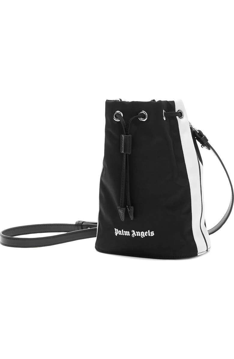 Palm Angels Venice Track Drawstring Bucket Bag, Alternate, color,