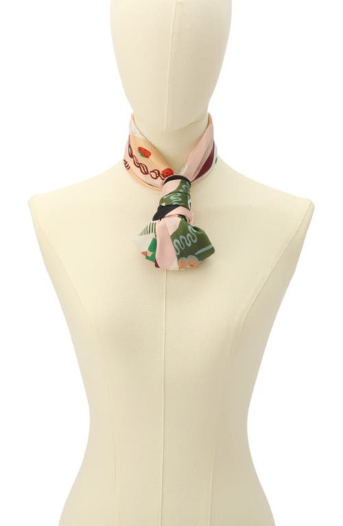 Kate Spade New York Festive Party Square Silk Scarf In Multi