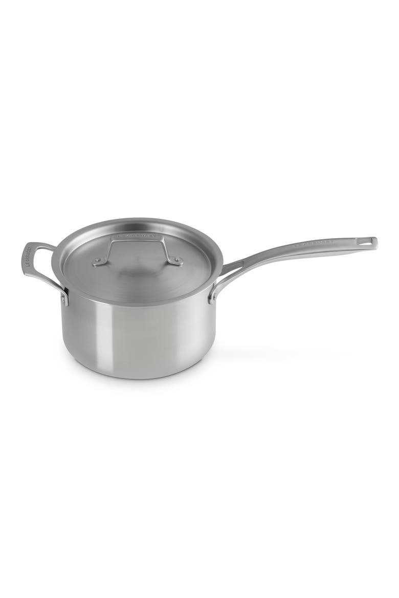 4-Quart Essential Stainless Steel Saucepan, Alternate, color, STAINLESS STEEL