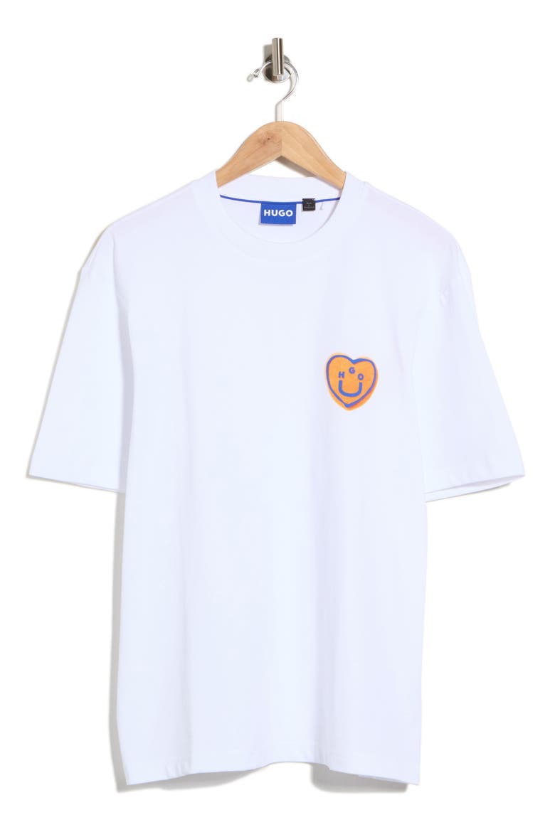 Nalentinio Cotton Graphic T-Shirt, Main, color, WHITE