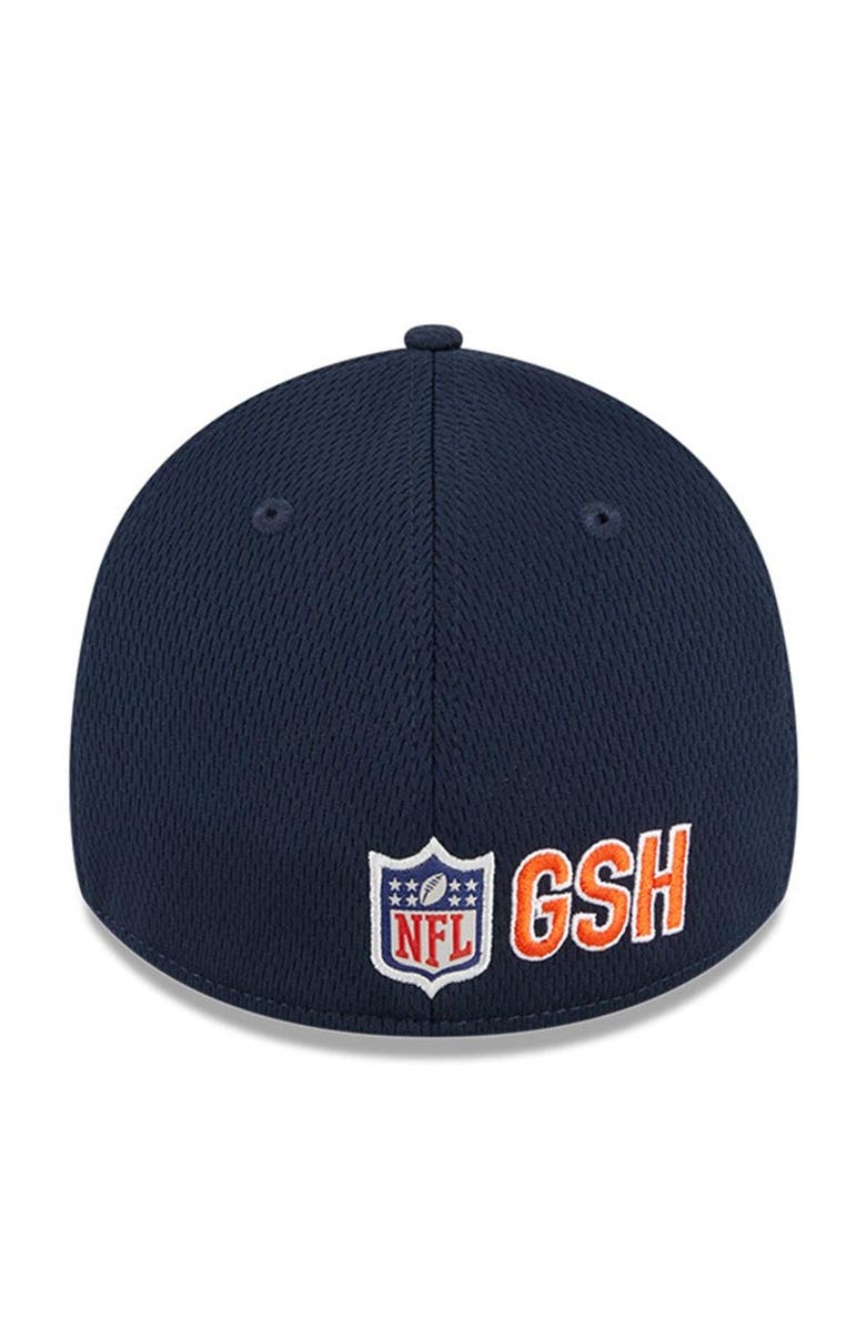 New Era Men's New Era Navy Chicago Bears 2023 NFL Training Camp Primary Logo 39THIRTY Flex Fit Hat, Alternate, color, Navy