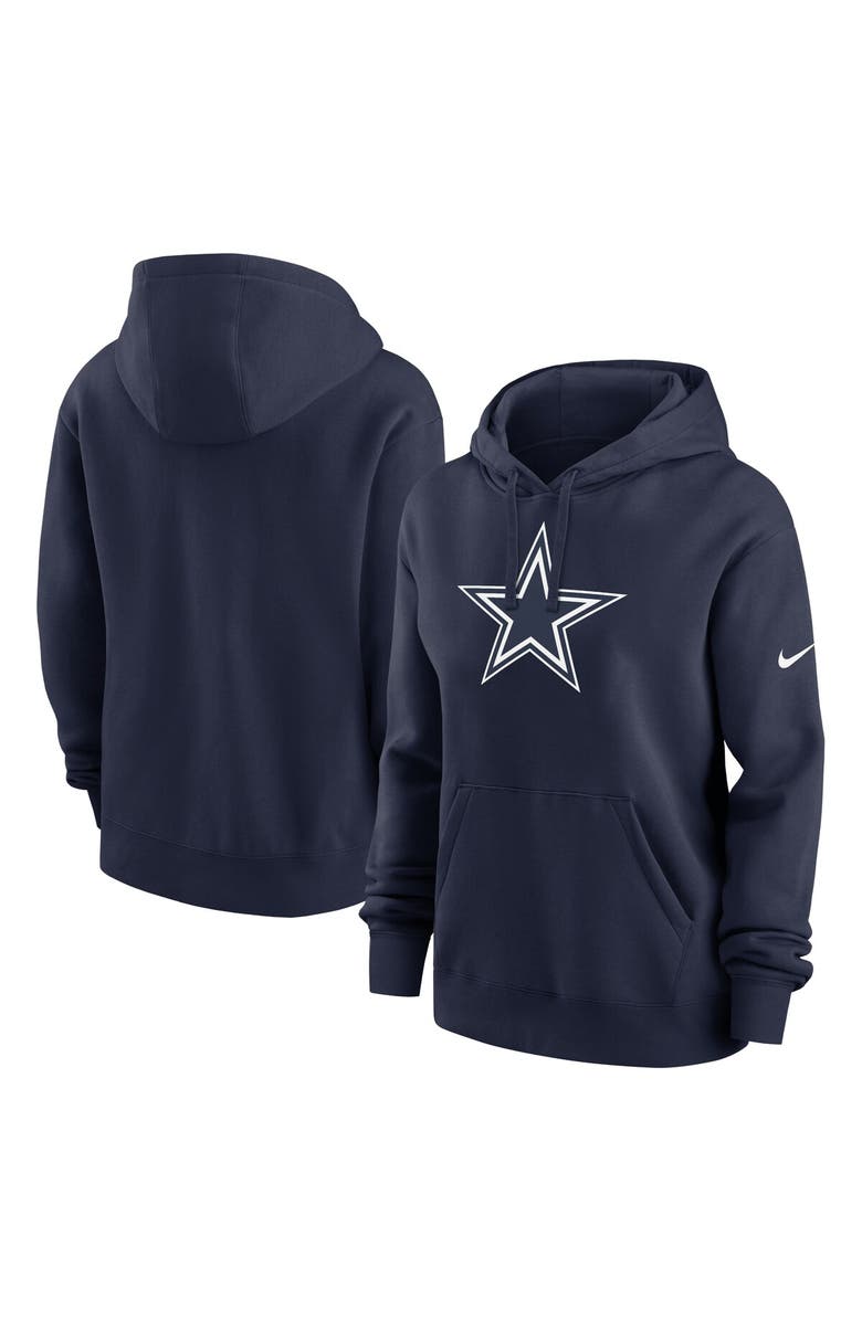 Nike Women's Nike Navy Dallas Cowboys Club Fleece Pullover Hoodie, Main, color, Navy