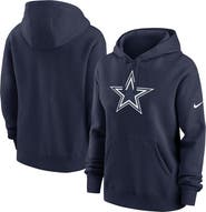 Nike Women's Nike Navy Dallas Cowboys Club Fleece Pullover Hoodie