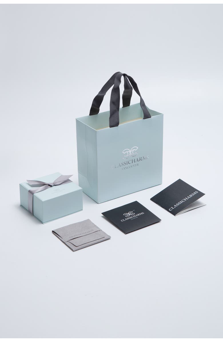 Classicharms Esmée Glaze Heart Pendant Baroque Pearl Necklace, Alternate, color, Amber