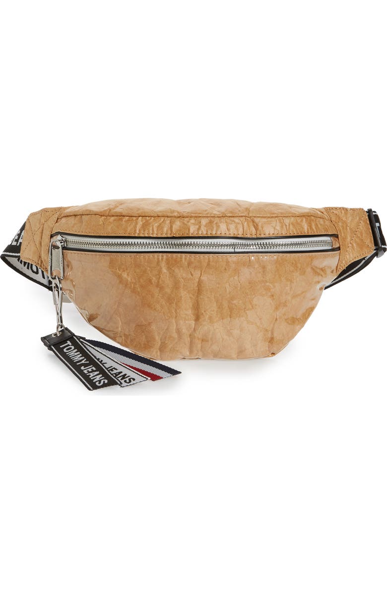 TOMMY JEANS Logo Tape Belt Bag, Main, color,