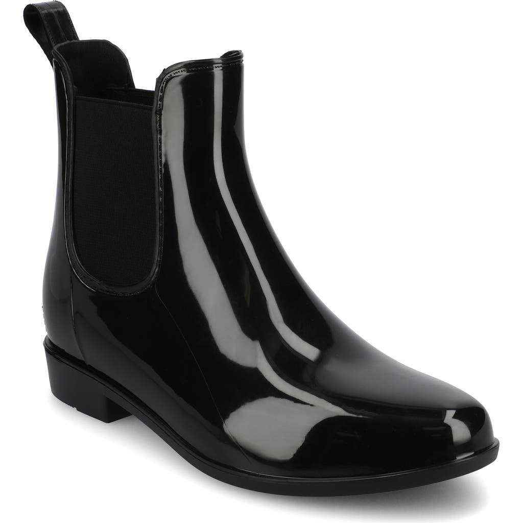 Journee Collection Drizzle Waterproof Rain Boot In Black