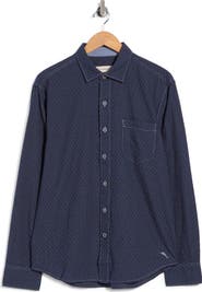Tommy Bahama Dockside Dobby Long Sleeve Button-Up Shirt