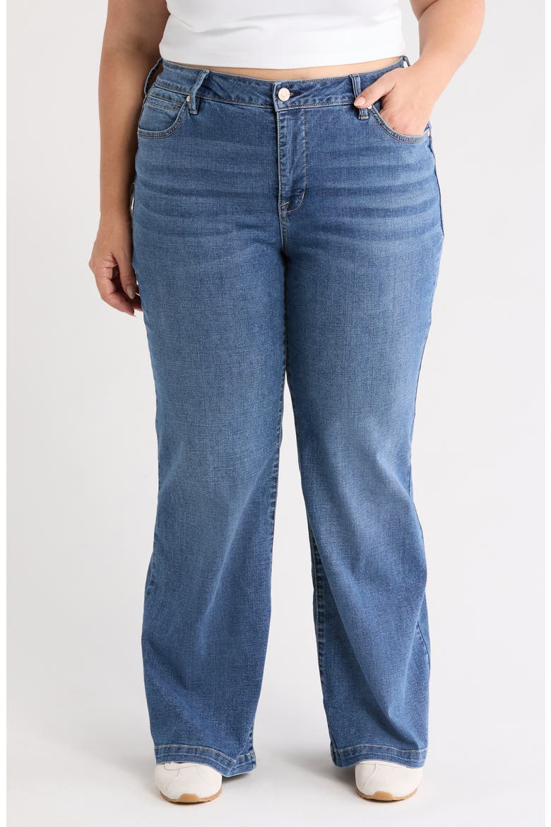 Bella Wide Leg Jeans, Main, color, HONEY