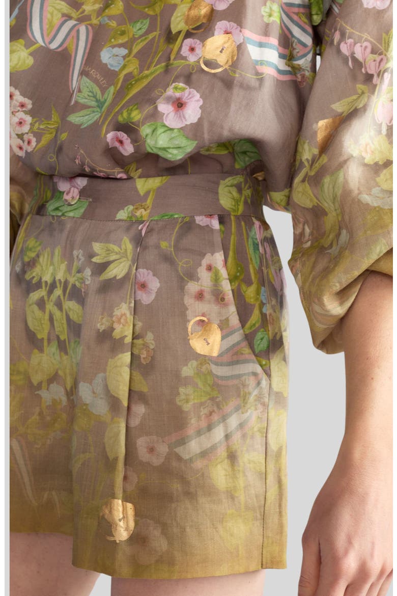 Dawn Shorts, Alternate, color, Camel Multi