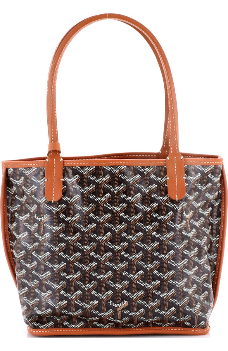 Pre-Owned Goyard Anjou Reversible Tote Coated Canvas Mini, Alternate, color,
