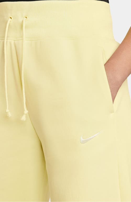 Shop Nike Sportswear Phoenix High Waist Wide Leg Sweatpants