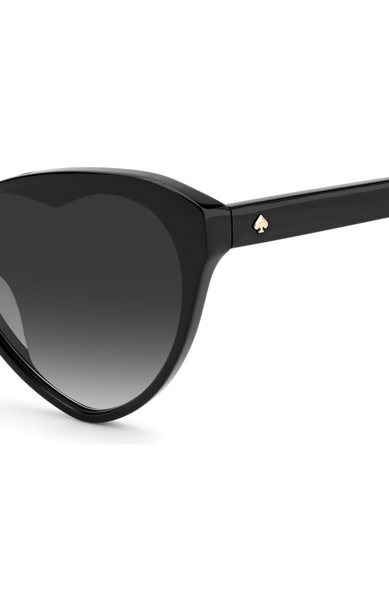 Kate Spade New York velmas 57mm cat eye sunglasses, Alternate, color, 