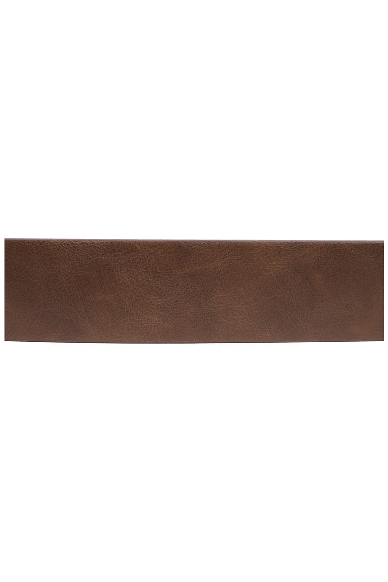 Oval Textured Buckle Belt, Alternate, color, BROWN PLUM